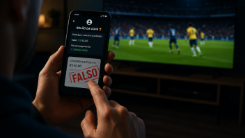 Falso bolão, comprovantes falsos de PIX e transmissões piratas: como se proteger de golpes digitais durante a Copa?