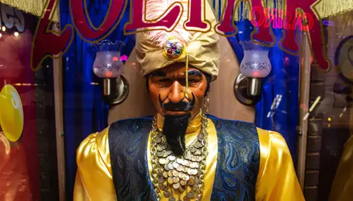 Michigan man wins $1 million in lottery with help from a fortune-telling machine.