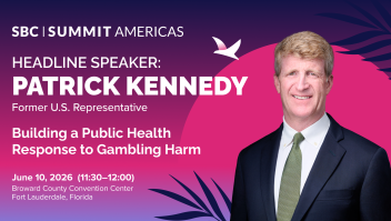 O ex-congressista americano Patrick J. Kennedy falará sobre os malefícios do jogo e a proteção dos jogadores na SBC Summit Americas