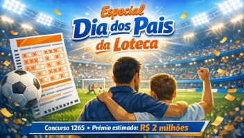 Confira a programação do Concurso 1265 Especial Dia dos Pais da Loteca 1
