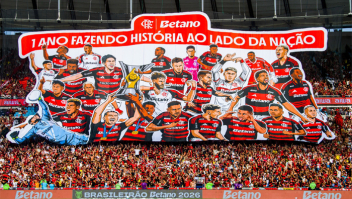 Betano e Flamengo celebram um ano de parceria com maior mosaico 3D do Maracanã e show de Dudu Nobre com a Charanga Rubro-Negra