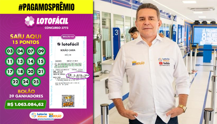 Lotérico ganha novamente e chega ao 11º prêmio principal somente em 2026