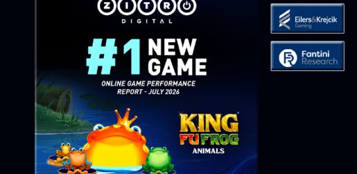 Zitro Digital alcança o 1º lugar no relatório de desempenho de jogos online da Eilers & Krejcik Gaming 1