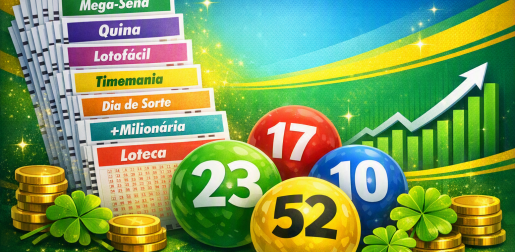 Caixa Loterias realiza seis sorteios de loterias neste domingo com prêmios que somam R$ 171,4 milhões