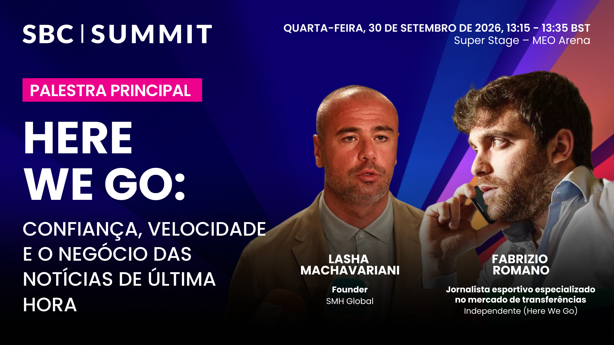 Jornalista de transferências Fabrizio Romano será o palestrante principal da Cúpula da SBC