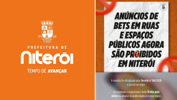 Niterói proíbe publicidade de bets em espaços públicos da cidade