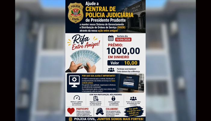 Rifa de policiais para manter software de delegacia gera investigação em SP