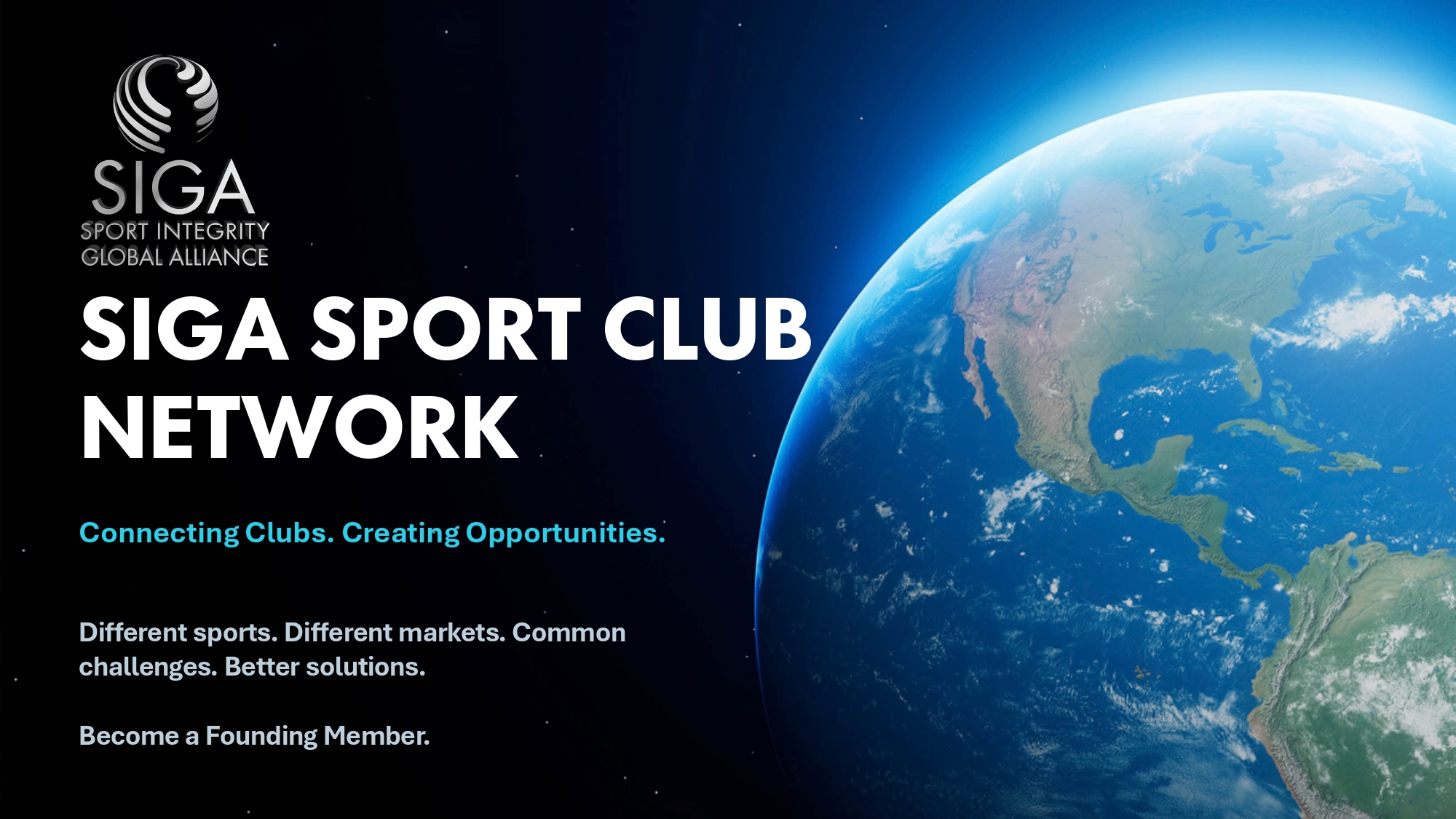 SIGA lança rede global para ligar clubes e transformar desafios comuns em soluções