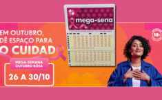 Mega-Sena ganha volante rosa em apoio à conscientização sobre o câncer de mama