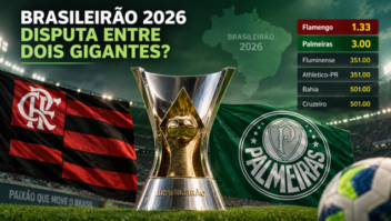 Brasileirão afunila: mercado já concentra disputa pelo título em Flamengo e Palmeiras