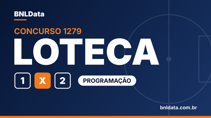 Confira a programação do Concurso 1279 da Loteca com prêmio de R$ 600 mil