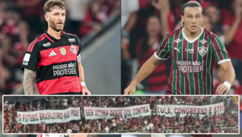 Fla-Flu vira vitrine nacional contra a proibição das bets, com protesto na camisa e na arquibancada