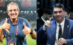 Flávio Bolsonaro liga para presidente do Flamengo após proibição de bets por Lula