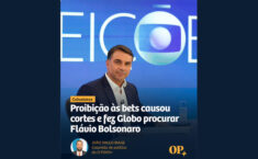 Flávio diz à cúpula da Globo que já há acordo no Congresso pela volta das bets