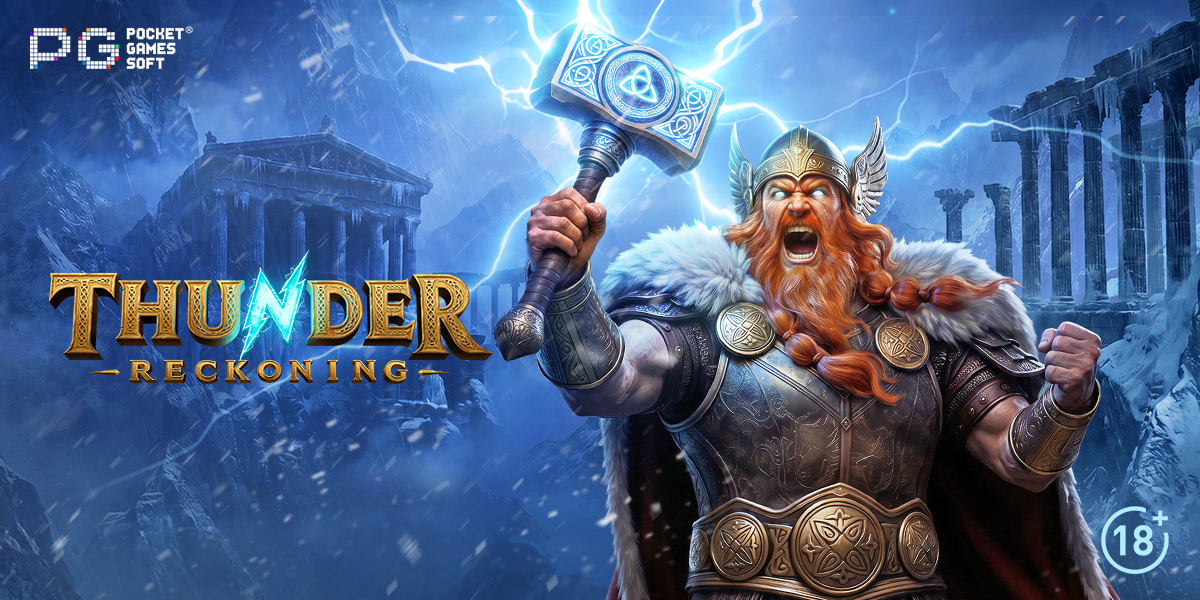 PG Soft provoca uma tempestade com o slot Thunder Reckoning, inspirado na mitologia nórdica
