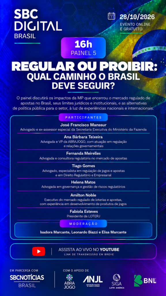 SBC Digital Brasil Day promove evento online sobre apostas com 30 especialistas 1